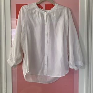 MADEWELL 3/4-Long-Sleeved Blouse